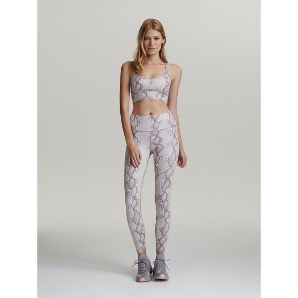 Varley Leggings Legging Century TAN SNAKE BRN Animal Wick PANT SMALL S PANTS NW - Picture 6 of 12